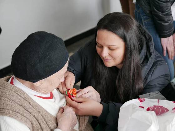 Mărțișoare pentru femei cu nevoi speciale din Caminul de bătrâni „Sfânta Mănăstire Pasărea” (2020) – fotografia 2