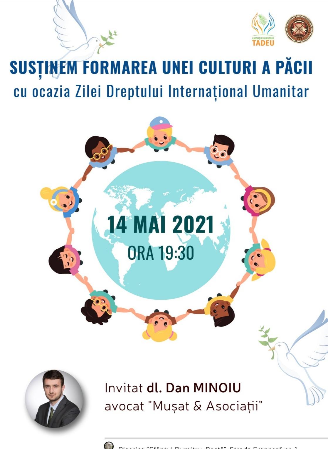 Susținem împreună formarea unei culturi a păcii