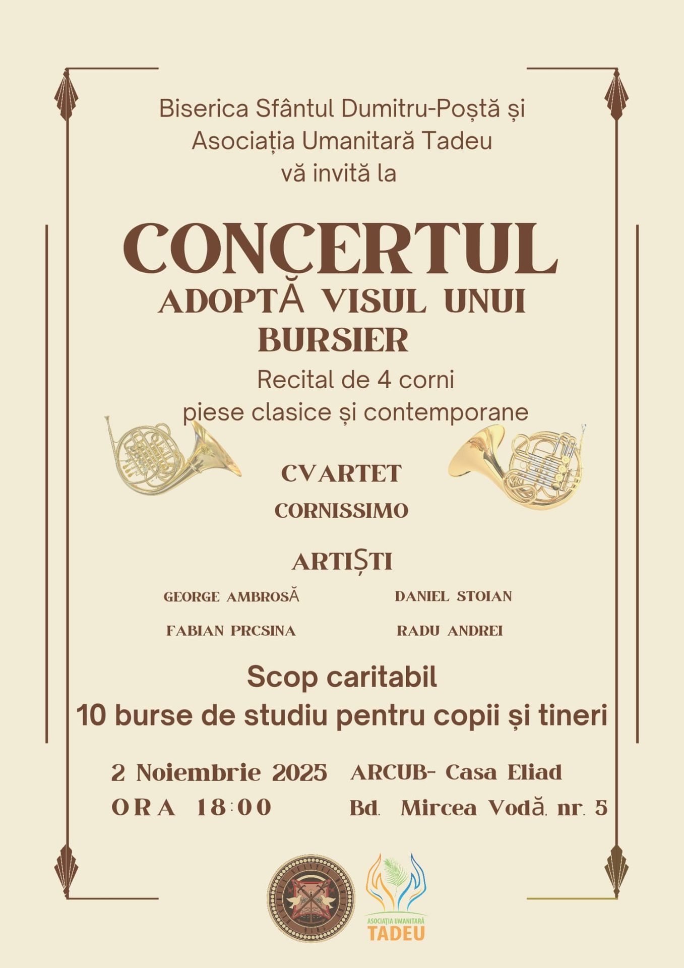 Concertul „Adoptă visul unui bursier”